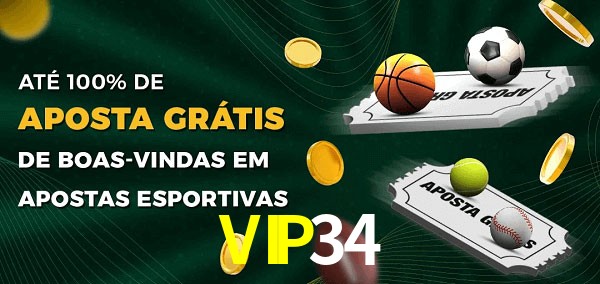 VIP34 Ate 100% de Aposta Gratis